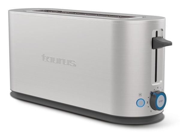 Taurus Mytoast Legend, 2 skive(r), Rustfritt stål, Rustfritt stål, Knotter, Dreie, Nivå, 1000 W, 26 cm