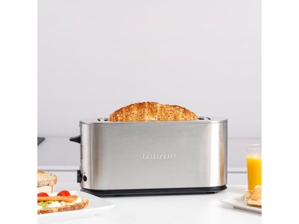 Taurus Mytoast Legend, 2 skive(r), Rustfritt stål, Rustfritt stål, Knotter, Dreie, Nivå, 1000 W, 26 cm