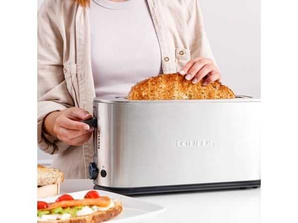 Taurus Mytoast Legend, 2 skive(r), Rustfritt stål, Rustfritt stål, Knotter, Dreie, Nivå, 1000 W, 26 cm