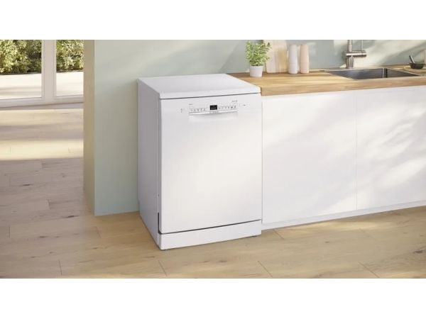 Bosch Serie 2 SMS2ITW09E, Frittstående, Full størrelse (60 cm), Hvit, Hvit, 13 kuverter, C