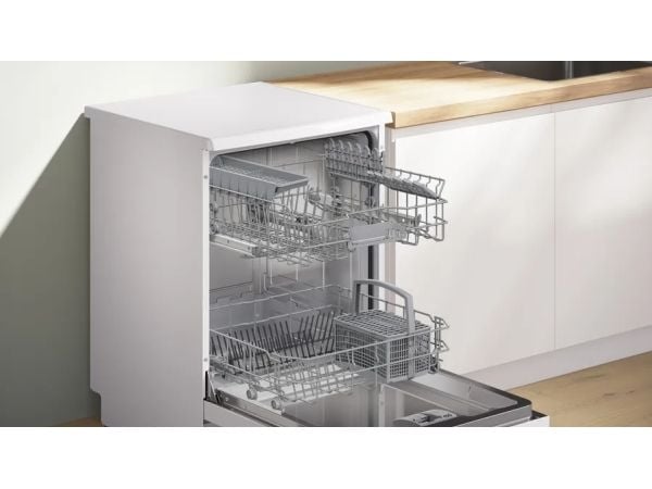 Bosch Serie 2 SMS2ITW09E, Frittstående, Full størrelse (60 cm), Hvit, Hvit, 13 kuverter, C