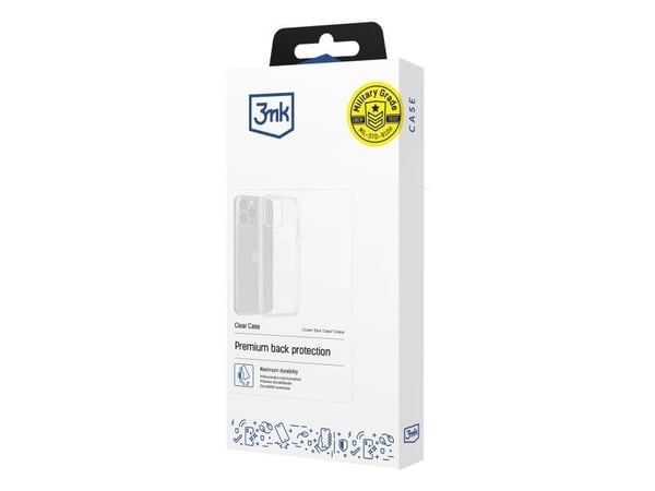 3mk Clear Case - Beskyttende deksel for mobiltelefon - termoplast-polyuretan (TPU) - gjennomsiktig - for Samsung Galaxy S25