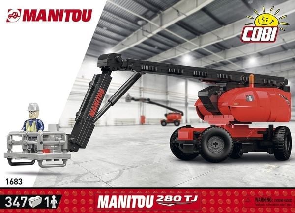 COBI Manitou 280 TJ, Byggeklosser, 6 år, 347 stykker