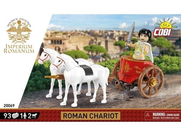 COBI Roman chariot, Byggeklosser, 6 år, 93 stykker
