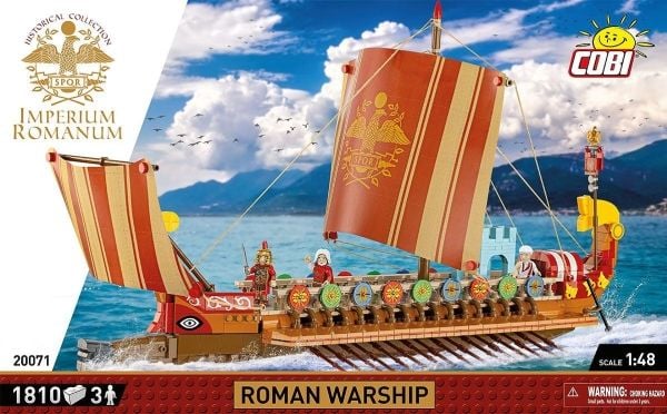 COBI Roman Warship, Byggeklosser, 8 år, 1810 stykker