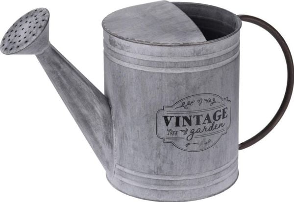 Home Styling Collection Metall vannkanne, dekorativt hagedeksel blomsterpottevase Home Styling Collection Metall vannkanne, dekorativt hagedeksel blomsterpottevase