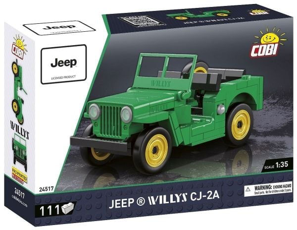 COBI Jeep Willys CJ-2A, Byggklossar, 6 År, 111 styck