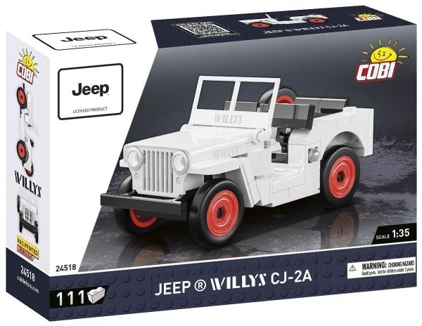 COBI Jeep Willys CJ-2A, Byggeklosser, 6 år, 111 stykker