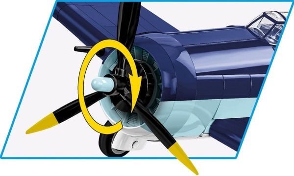 COBI Grumman F6F Hellcat, Byggeklosser, 6 år, 235 stykker