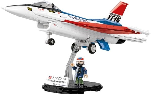 Cobi COBI 5892 Armed Forces F-16 (YF-16) jager- og angrepsfly First Flight 1974 375 blokker