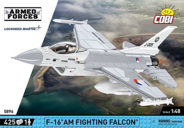 Cobi COBI 5896 Armed Forces F-16AM Fighting Falcon flerrollefly 425 blokker
