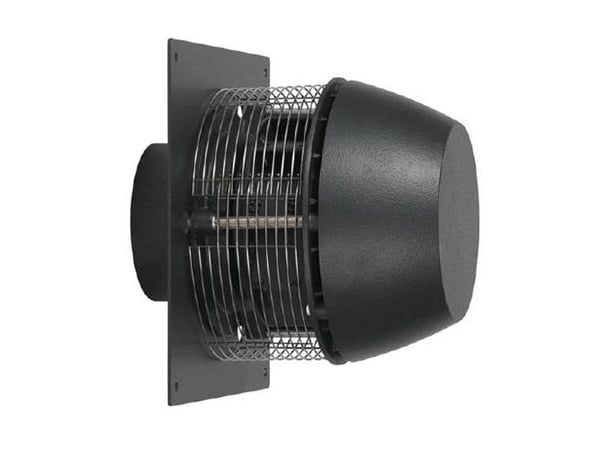 EXHAUSTO Vægventilator VVR16041EC med EC motor, 1x230V. Luftmængde 250 m³/h ved 70 Pa. Kan monteres med MGO.