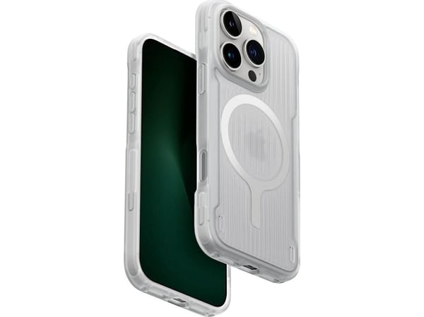 Etui UNIQ Combat Active do iPhone 16 Pro Magclick Charging lume white