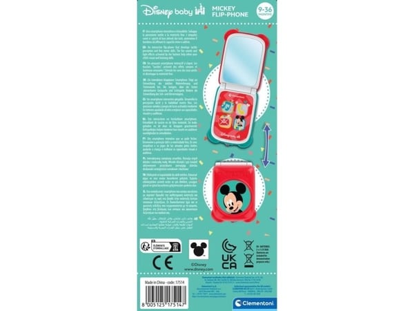 CLE BABY DISNEY telefon Mickey 17514