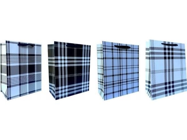JU-PITER dekorativ gavepose 31x44x12 cm JP BL2301A mix