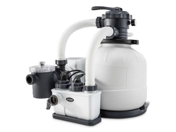Intex 26680, Saltklorinator, Hvit, Plast, Basseng på bakken, Rund, Digitalt
