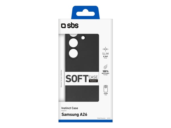 SBS Instinct Cover Galaxy A26 schwarz