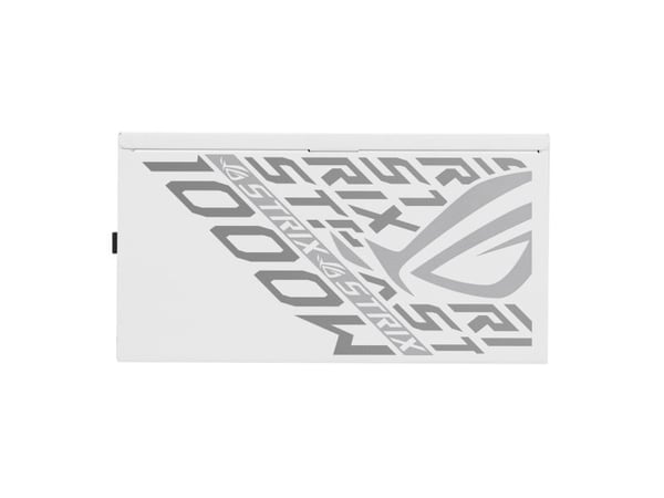 ASUS ROG Strix - White Edition - strømforsyning (intern) - ATX12V 3.1 - 80 PLUS Platinum - AC 100-240 V - 1000 watt - aktiv PFC - hvit