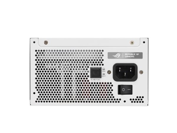 ASUS ROG Strix - White Edition - strømforsyning (intern) - ATX12V 3.1 - 80 PLUS Platinum - AC 100-240 V - 1000 watt - aktiv PFC - hvit