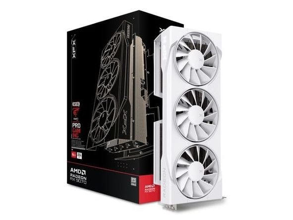 XFX Swift Radeon RX 9070 OC Gaming Edition, Radeon RX 9070, 16 GB, GDDR6, 256 bittiä, 7680 x 4320 pikseliä, PCI Express 5.0