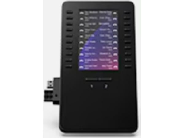 Cisco - Tastutvidelsesmodul for VoIP-telefon - 20 taster, 2 sider - karbon sort - for P/N: CON-SNT-DP9KE8MA