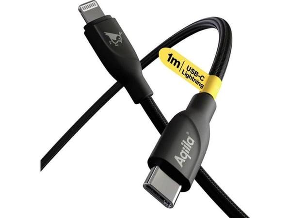 AQIILA B1BD850 lade-/synkekabel USB-C til Lightning, 1 m (AQCBPBICB1BD850)