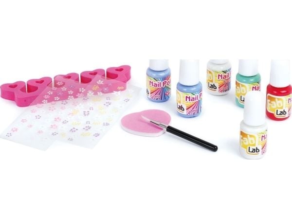 Fab Lab kynsilakkasetti, 6 väriä, allergiasertifioitu