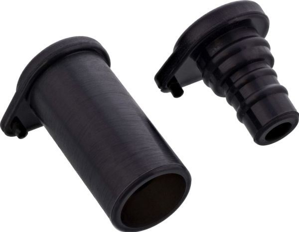 InLine 94030, endestykke, svart, 18 mm, 30 mm, 3 g, 85 mm