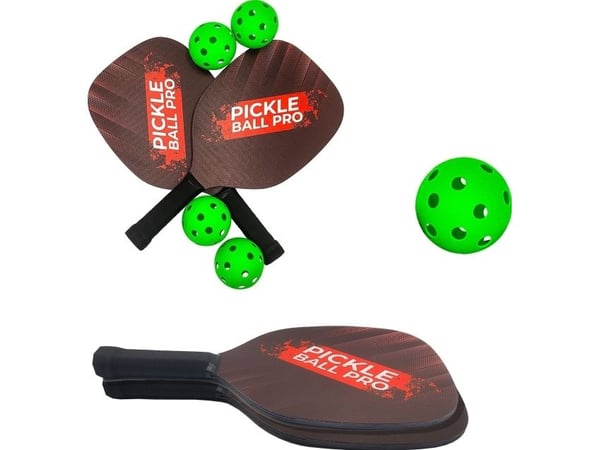 Mad Monkey pickleball kastesett med baller (2000026)