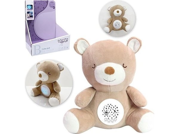 Woopie lysende bamse med projektor 2-i-1 Woopie lysende bamse med projektor 2-i-1