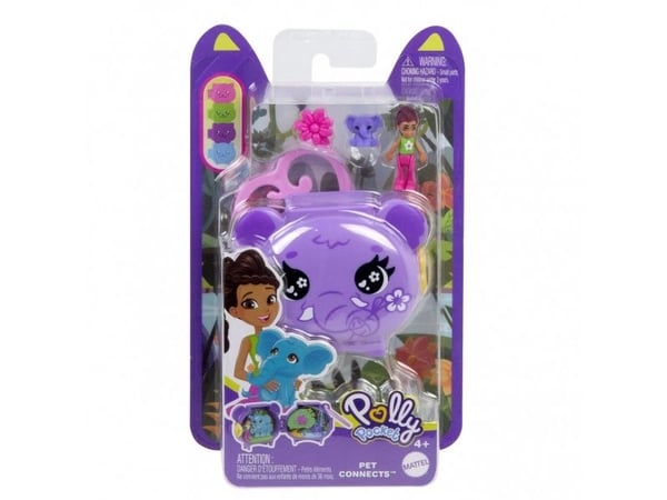 Mattel Polly Pocket -lelusarja, jossa on norsu