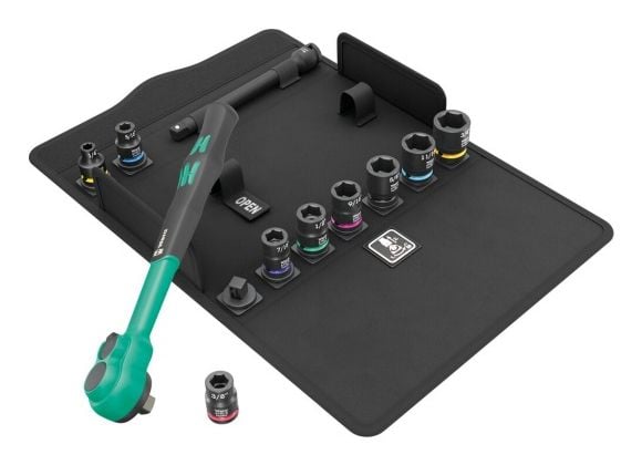 Wera 05005531001, 9 stykker, Sort, Grønn, Sort, Grønn, Tsjekkisk Republikk, 1,34 kg, 28 cm Wera 05005531001, 9 stykker, Sort, Grønn, Sort, Grønn, Tsjekkisk Republikk, 1,34 kg, 28 cm