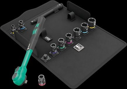 Wera 05005531001, 9 stykker, Sort, Grønn, Sort, Grønn, Tsjekkisk Republikk, 1,34 kg, 28 cm