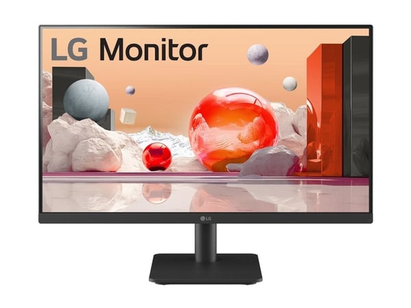 LG 24BA400-B, 60,5 cm (23,8"), 1920 x 1080 piksler, Full HD, LCD, 5 ms, svart