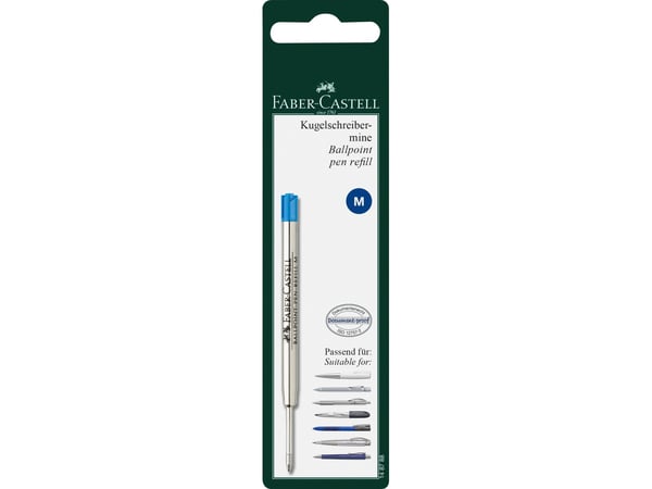 Faber-Castell 148788, Blå, Silver, Kulspetspenna, 1 styck, Blåsa
