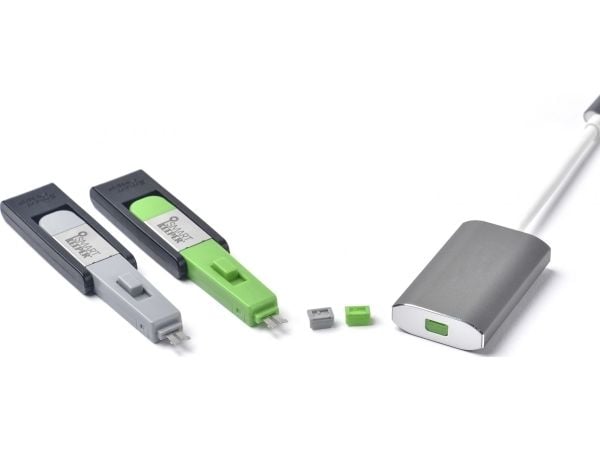 Smartkeeper MD04P1GN, Portblokker, DisplayPort, Grønn, 10 stykker, Polybag, 130 mm