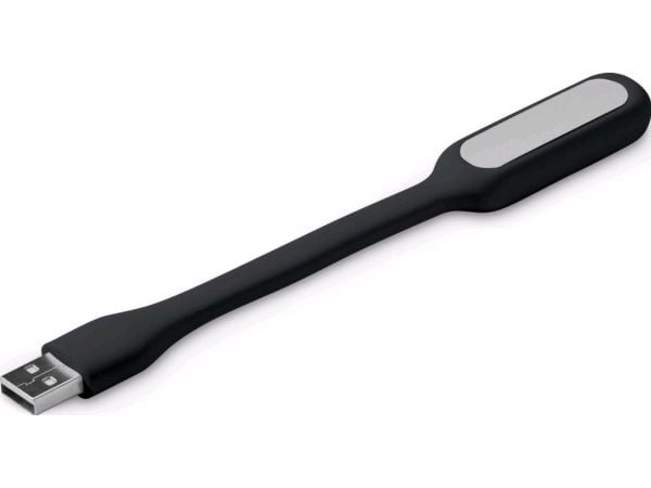 USB-kannettavan tietokoneen valaisin C-TECH UNL-04, joustava, musta