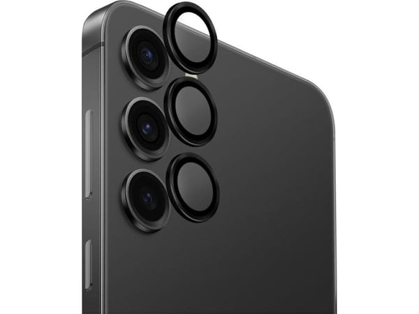 UNIQ Optix kamerafilter i aluminium til Samsung Galaxy S25+ svart