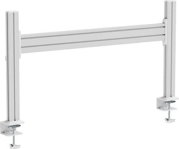 InLine Slatwall bordshållare, aluminiumpanel 1 m inkl. 2 st. stöd 0,43 m