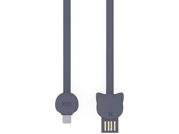 USB-kabel maoxin USB-A till 1 m grå (MAX-VI-CS-1M-GR)