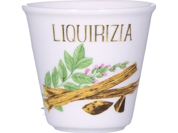 LA PORCELLANA BIANCA LIQUORELLI sett med 6 glass til likør/liqueur 75 ml
