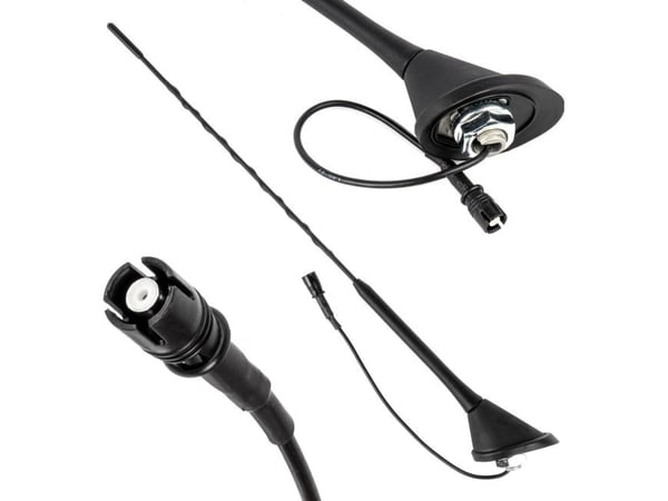 AMiO CB-antenne universell bilantenne batstang med forsterker RAKU-2 ANT11 amio-04155