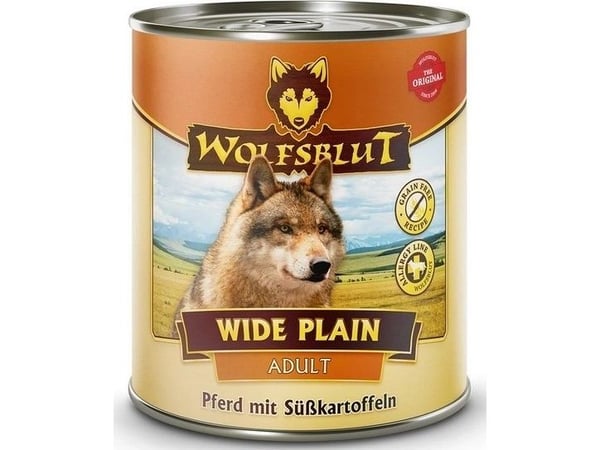 Wolfsblut Koirat leveät, tavalliset, kartiolla 800g