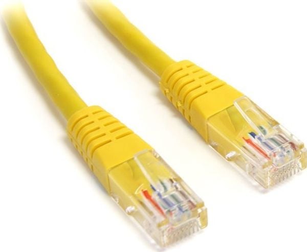LOGON UTP Cat.5e, 15 m, Cat5e, RJ-45, RJ-45, Gult