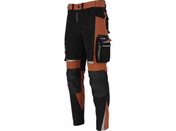 Lahti Pro arbetsbyxor med stretch, bruna & svarta, 3XL, CE, Lahti