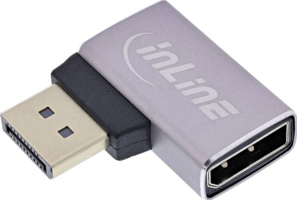 Eaton InLine DisplayPort 1.4 adapter: DisplayPort hann/hun, 90° venstre, 8K UHD
