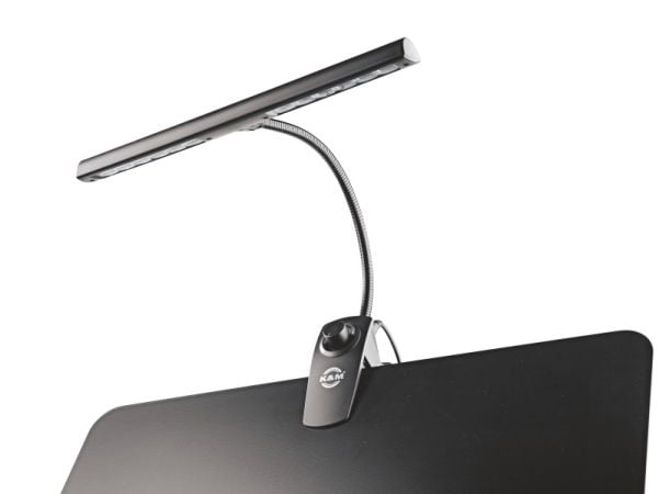 König & Meyer Dimmer Light, Sort, Stål, LED, 1400 lx, 3 m, AC
