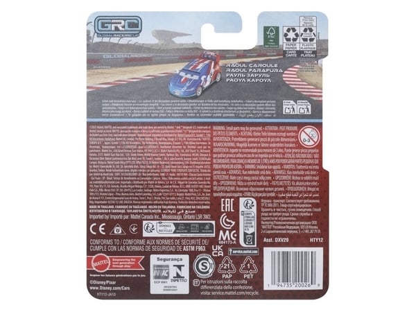 Mattel Autot Auto Raul Ligerro HTY12