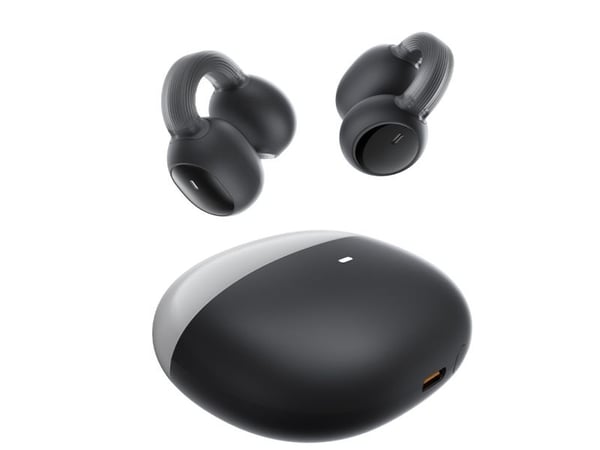Baseus AirGo 1 Ring, True Wireless Stereo (TWS), Samtaler/musikk, 20 - 20000 Hz, Hodesett, Sort
