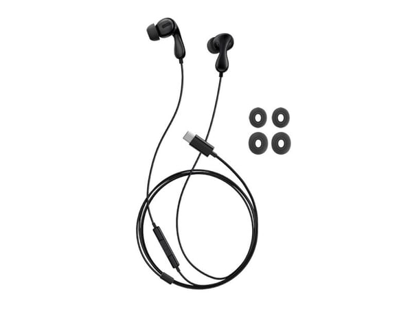 Baseus Encok CZ20, Koblet med ledninger (ikke trådløs), Samtaler/musikk, 20 - 40000 Hz, Hodesett, Sort